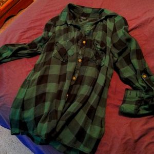 green light flannel shirt